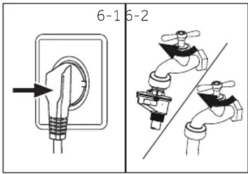 HAIER HW80B14979S8 - Conexión de agua - 1