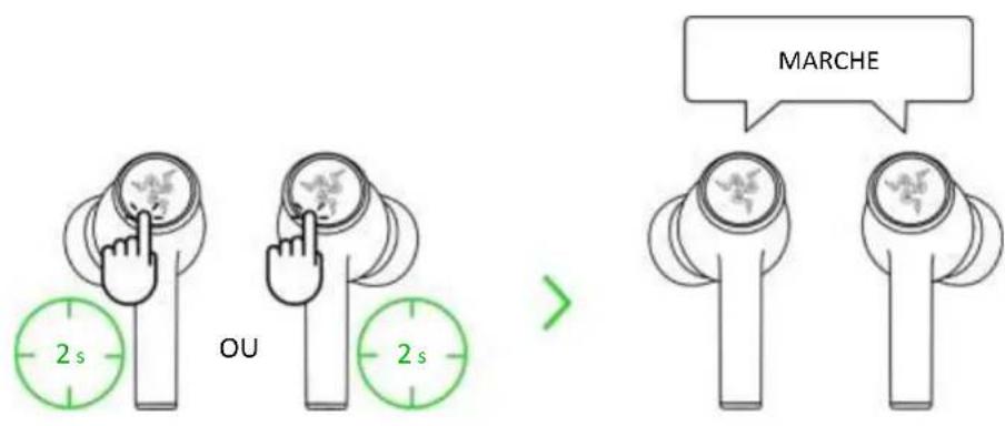 RAZER Hammerhead HyperSpeed - Alimentation ON/OFF - 3