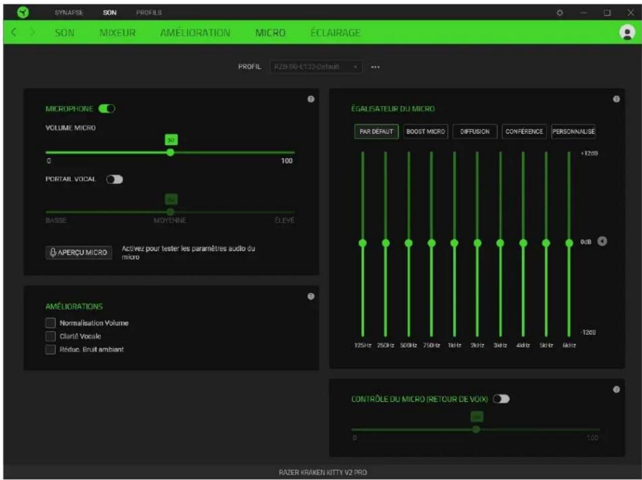 RAZER Kraken Kitty V2 Pro - Égaliseur audio - 1