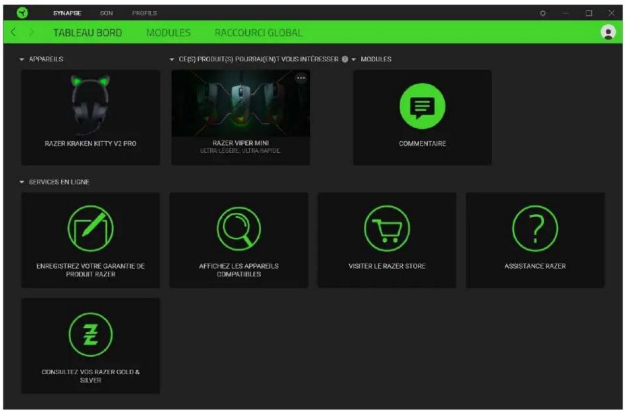 RAZER Kraken Kitty V2 Pro - Tableau de bord - 1