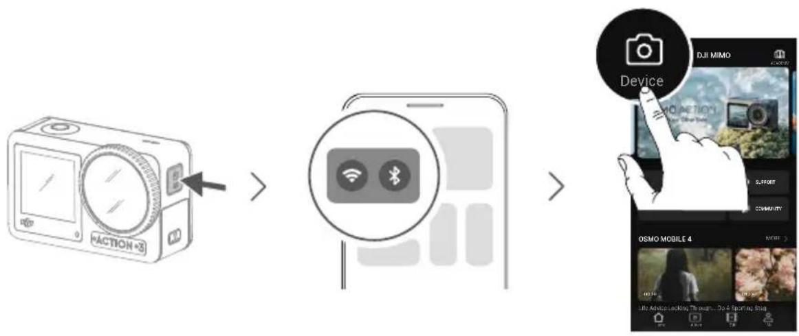 DJI Osmo Action 3 - Activation d'osmo action 3 - 1