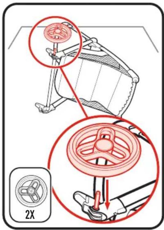 GRACO Modes Trio - 3-C • Rear Wheels - 1