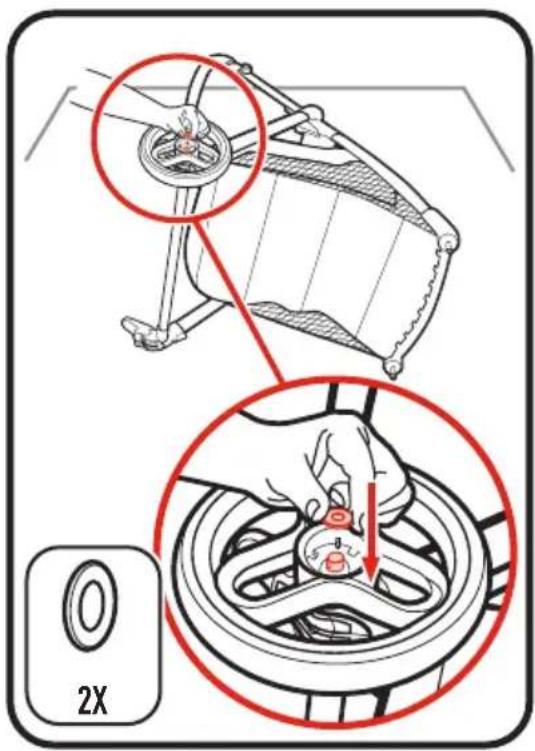 GRACO Modes Trio - 3-C • Rear Wheels - 2