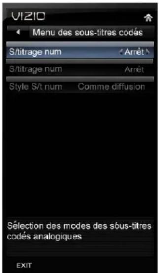 VIZIO M420NVCA - Menu du temporisateur - 1