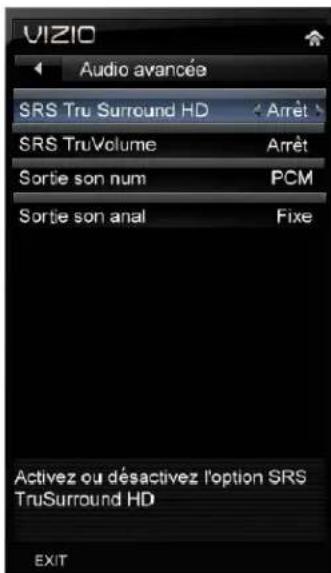 VIZIO M420NVCA - Sortie son analogique - 3