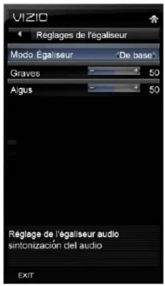 VIZIO M420NVCA - - Mode EQ (avancé) - 1