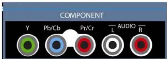 VIZIO M420NVCA - Utilisation de la vidéo composantes (meilleure) - 1