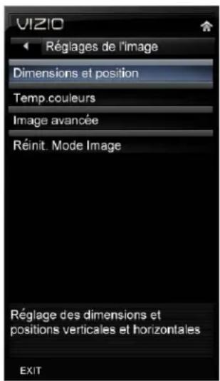 VIZIO M420NVCA - Dimensions et position - 1