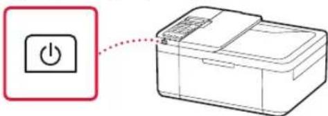 CANON Pixma TR4550 - Slå på skriveren - 2