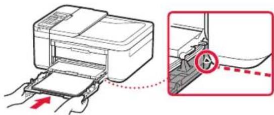 CANON Pixma TR4550 - Empuje el cassette. - 1