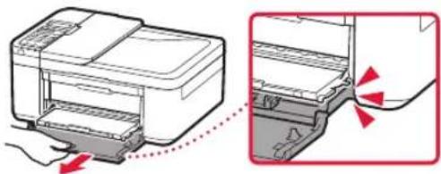 CANON Pixma TR4550 - Puxe o cassette para fora até ele parar. - 1