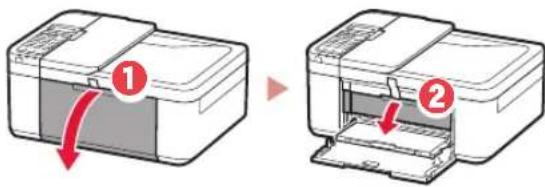CANON Pixma TR4550 - Fjerne beskyttelsesmaterialie - 2
