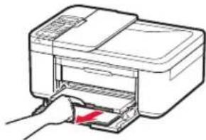 CANON Pixma TR4550 - Puxe o suporte de saida do papel para fora bandeja de saida do papel. - 1