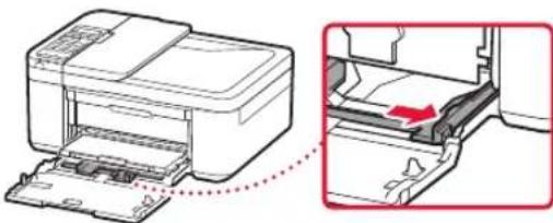 CANON Pixma TR4550 - Trak kassetten ud, indtil den stopper. - 2