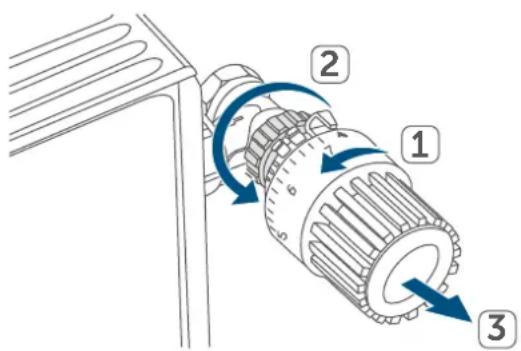 Homematic IP HMIPHAP - Thermostaat demonteren - 2