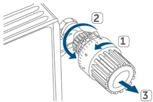 Homematic IP HMIPHAP - Desmontaje del termostato antiguo - 2