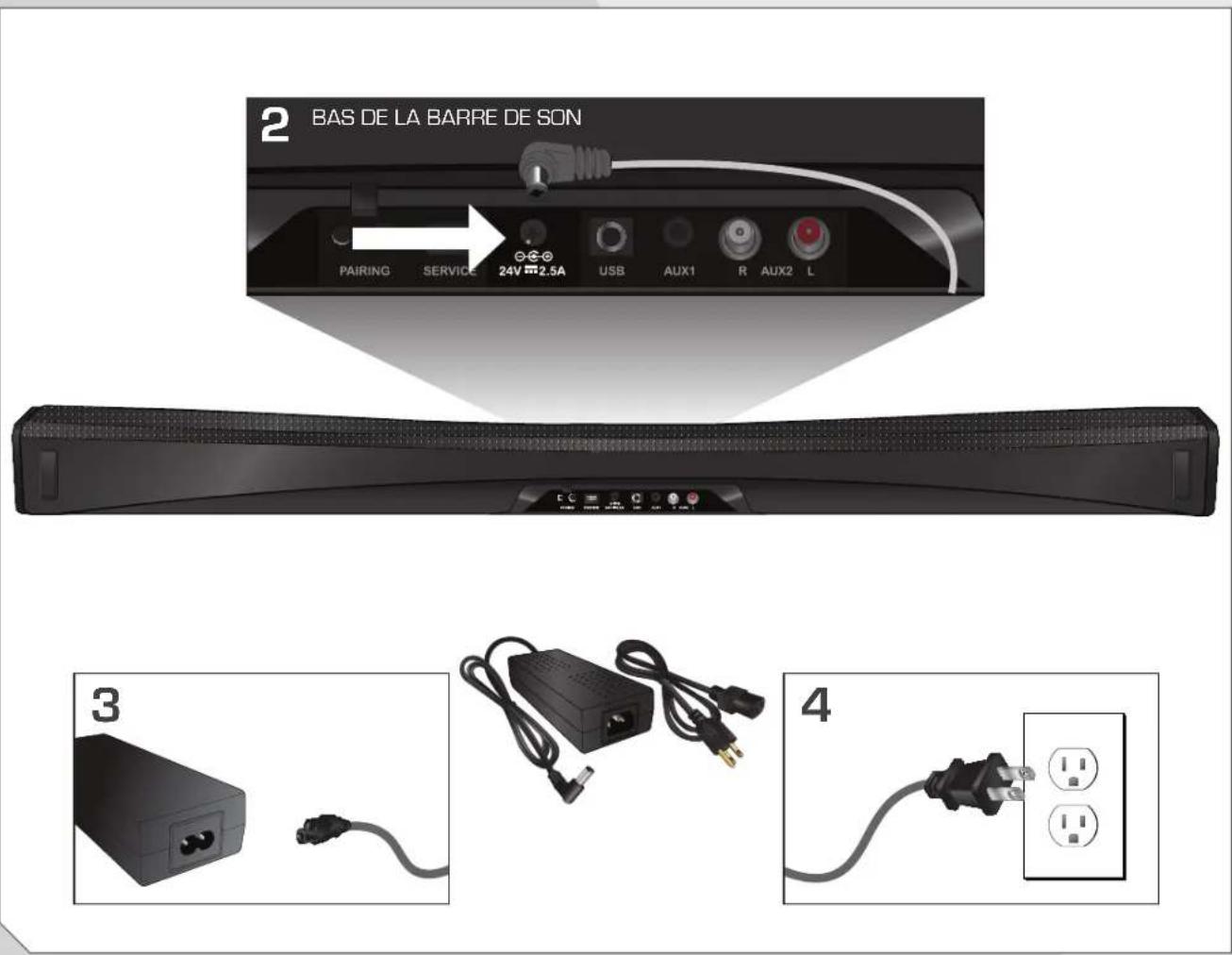 VIZIO SB4020EA0NA - Première installation - 2