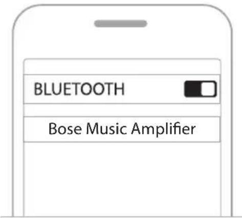 BOSE Music Amplifier - ANSLUTA EN MOBIL ENHET - 2