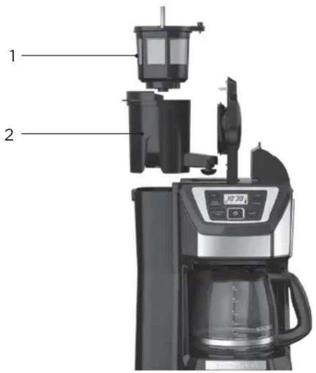 BLACK & DECKER Mill & Brew CM5000BD - Familiarisation avec la cafetière MILL & BREW - 1