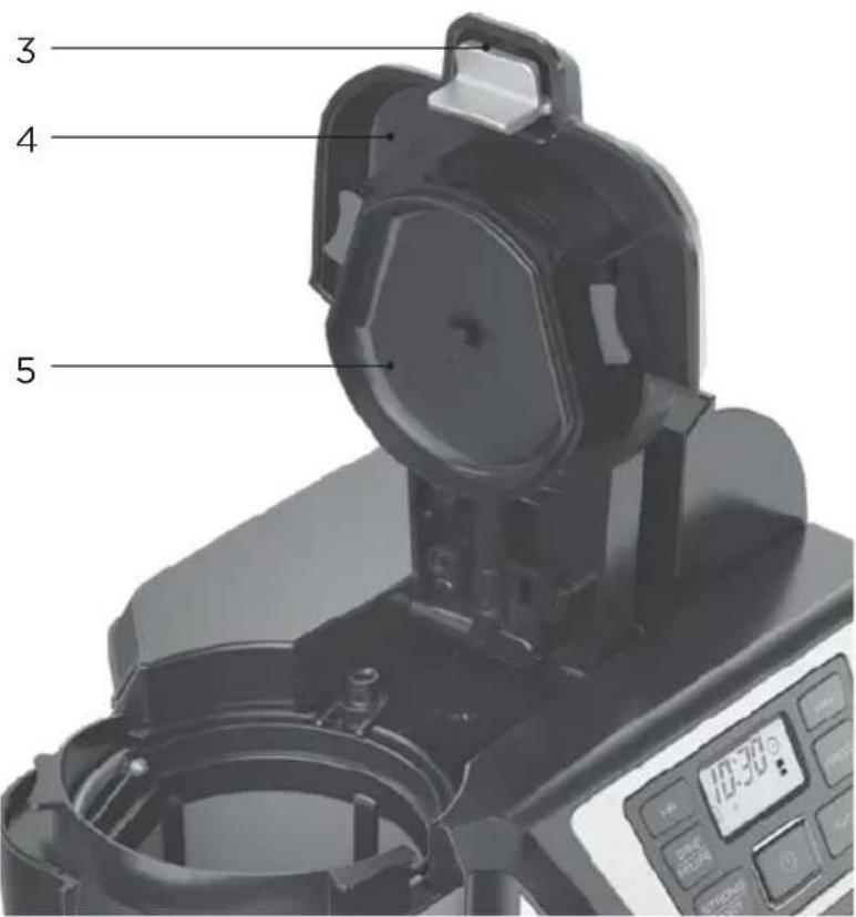 BLACK & DECKER Mill & Brew CM5000BD - FAMILIARÍCESE SU CAFETERA MILL & BREW - 2