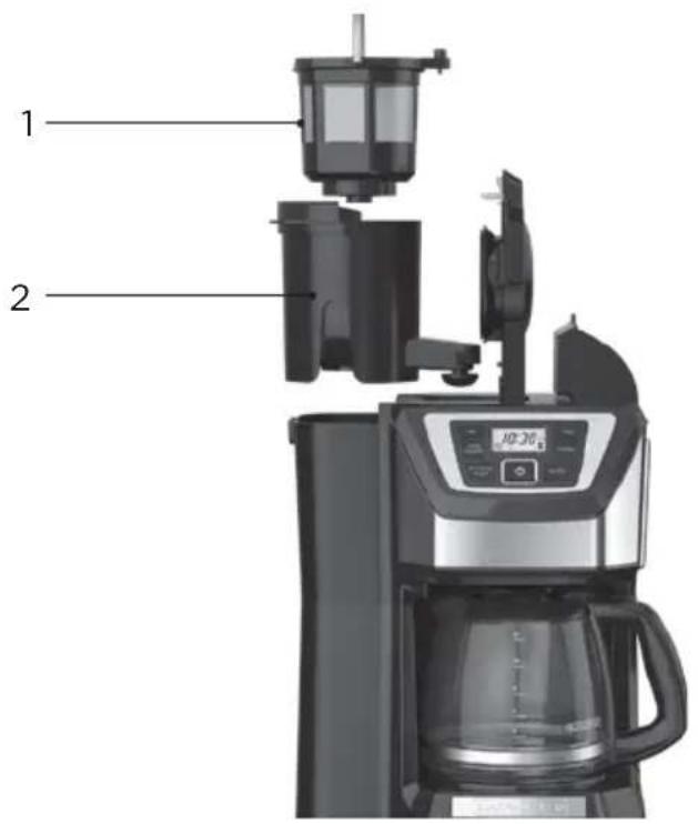 BLACK & DECKER Mill & Brew CM5000BD - FAMILIARÍCESE SU CAFETERA MILL & BREW - 1