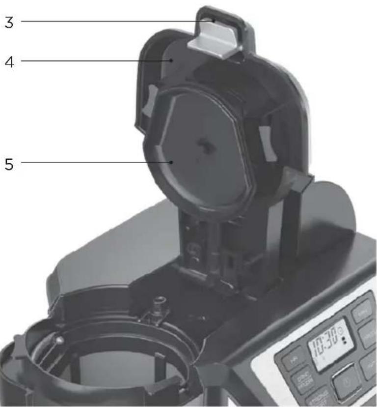 BLACK & DECKER Mill & Brew CM5000BD - Familiarisation avec la cafetière MILL & BREW - 2