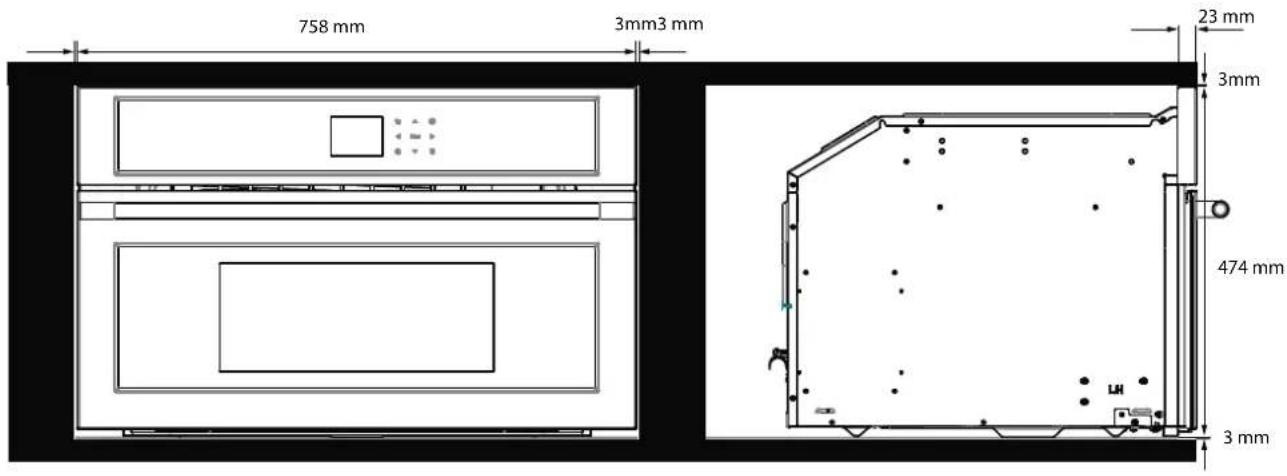 Fulgor Milano FPCMO 300 TEM - INSTALACION EMPOTRADA - 2
