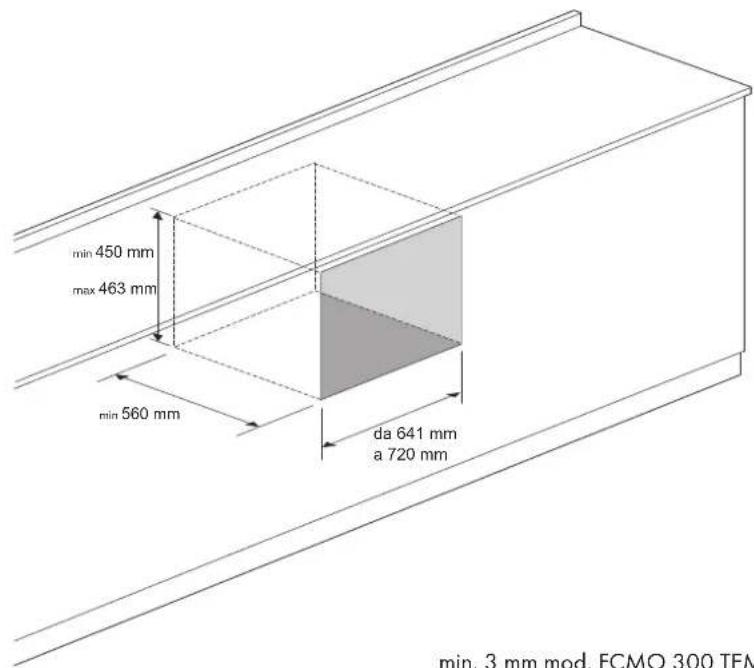 Fulgor Milano FPCMO 300 TEM - VANI DA INCASSO 75cm - 1