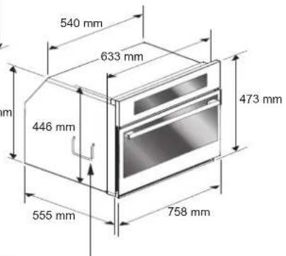 Fulgor Milano FPCMO 300 TEM - Instale o forn o na bancada - 1
