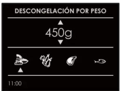 Fulgor Milano FPCMO 300 TEM - Funci de descongelado por peso - 1