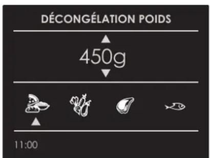 Fulgor Milano FPCMO 300 TEM - Fonction décongélation poids - 1