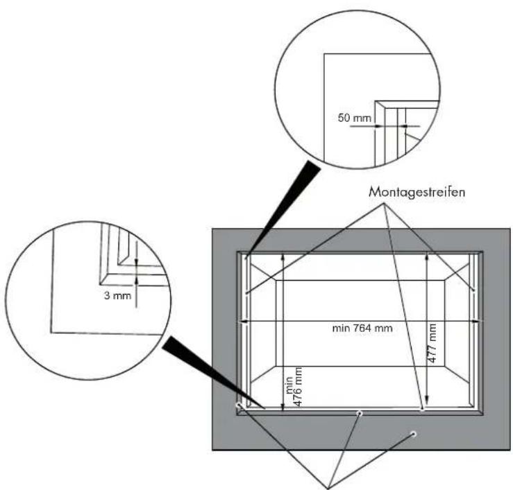 Fulgor Milano FPCMO 300 TEM - UNTERPUTZMONTAGE - 1