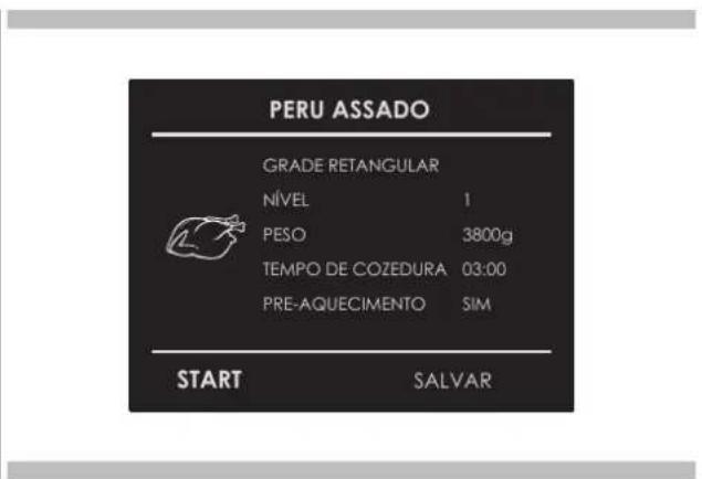 Fulgor Milano FPCMO 300 TEM - Seleciona umareceita ja definida: - 1