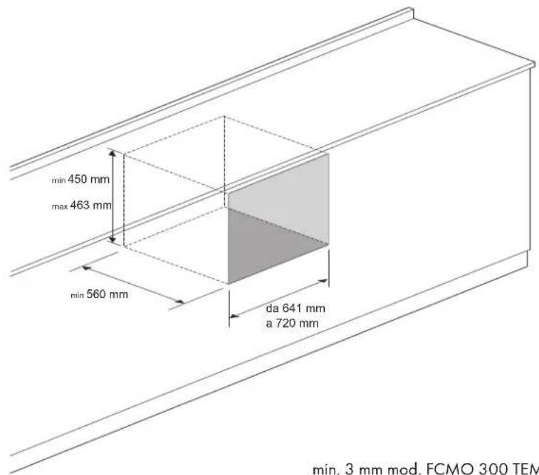 Fulgor Milano FPCMO 300 TEM - ESPACO E DIMENSOES 75cm - 1