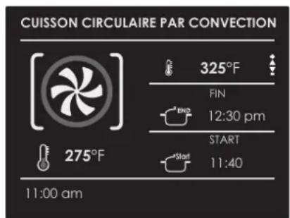 Fulgor Milano FPCMO 300 TEM - Pour retarder le démarrage d'un mode temporisé - 1