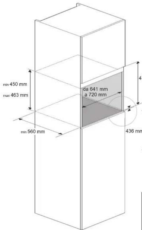 Fulgor Milano FPCMO 300 TEM - CORTE Y DIMENSIONES 75cm - 2