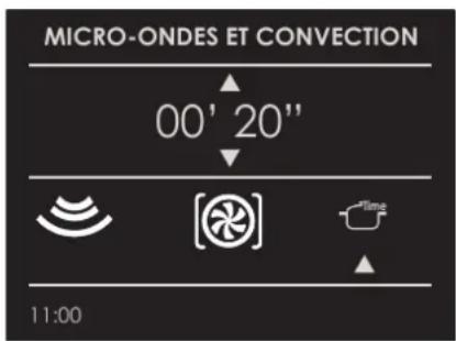MICRO-ONDES ET CONVECTION 00' 20" 11:00