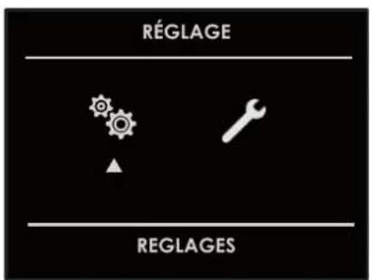 RÉGLAGE REGLAGES
