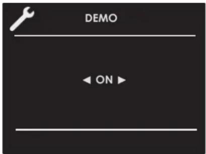 DEMO ← ON ►