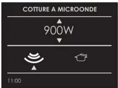 COTTURE A MICROONDE 900W 11:00