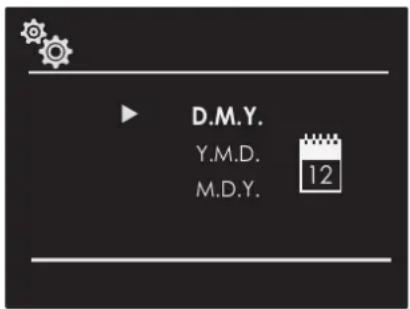 D.M.Y. Y.M.D. M.D.Y.