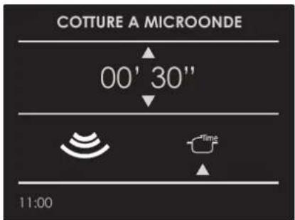 COTTURE A MICROONDE 00' 30" 11:00
