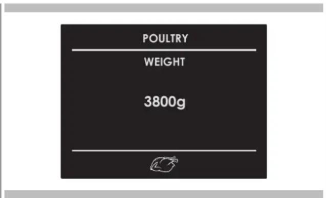POULTRY WEIGHT 3800g
