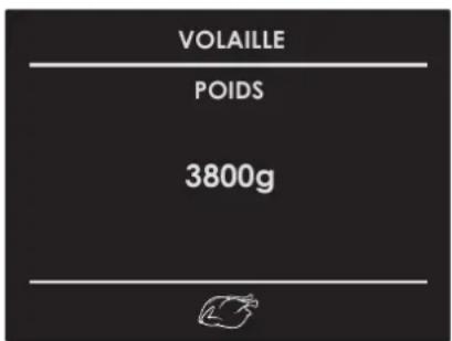 VOLAILLE POIDS 3800g