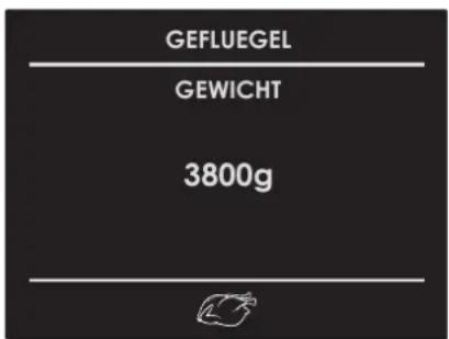 GEFLUEGEL GEWICHT 3800g
