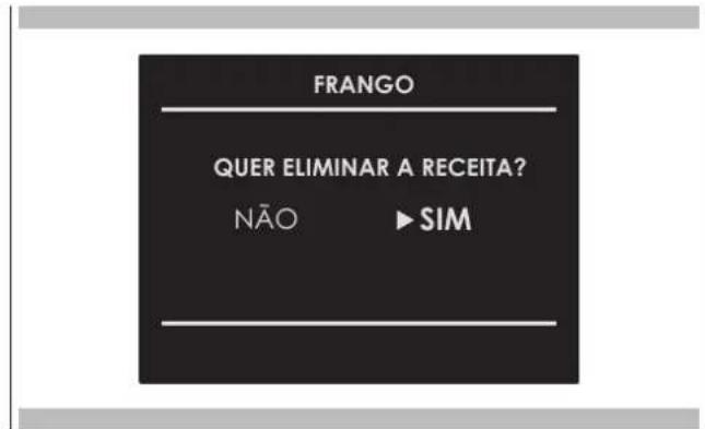 FRANGO QUER ELIMINAR A RECEITA? NÃO ▶ SIM