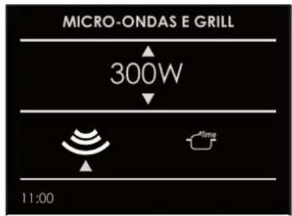 MICRO-ONDAS E GRILL 300W 11:00