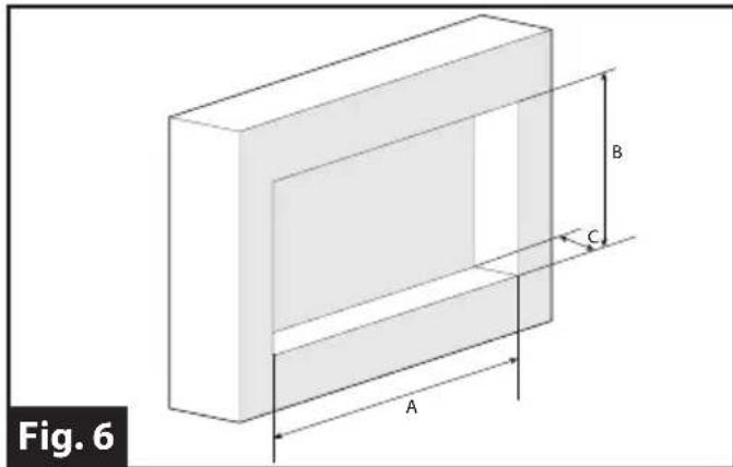Furrion FF34SC15A - Wall-mount Installation (Half Flush-mounted) - 1