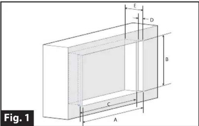 Furrion FF34SC15A - Wall-mount Installation (Flush-mounted) - 1