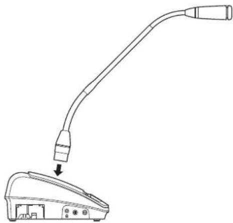 AUDIO TECHNICA ATUCIRCUDAN - 將麥克風 ATUC-M 連接至 IRDU - 1